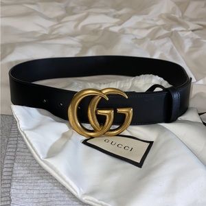 Gucci 2015 Re-Edition wide leather belt